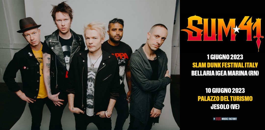 Sum 41 Italia Jesolo Bellaria Igea Marina