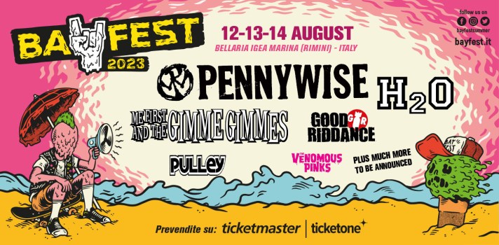 Bay Fest 2023 pennywise me first and the gimme gimmes