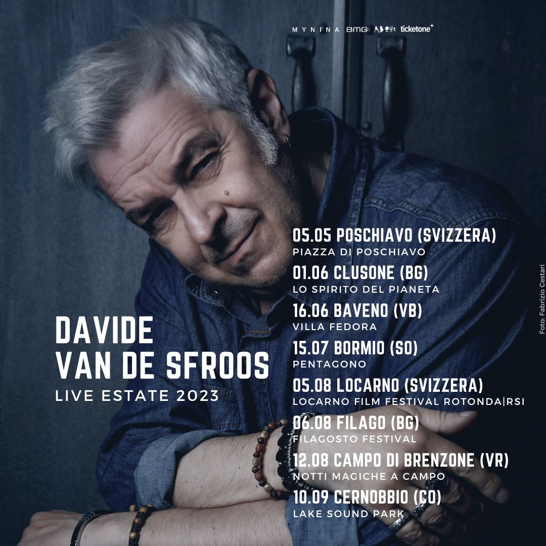 Davide Van De Sfroos Tour estate 2023