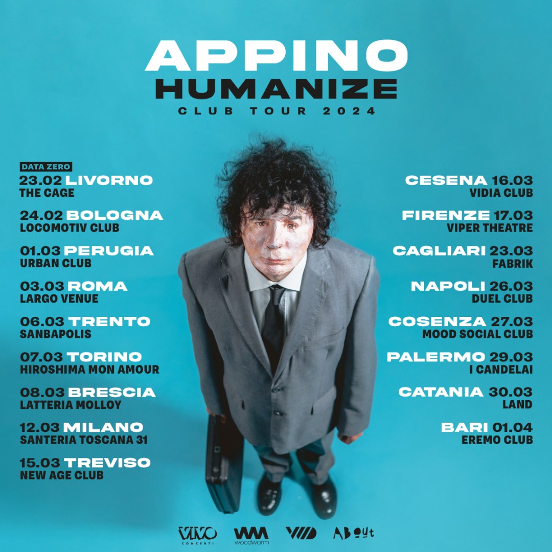 Appino humanize tour concerti