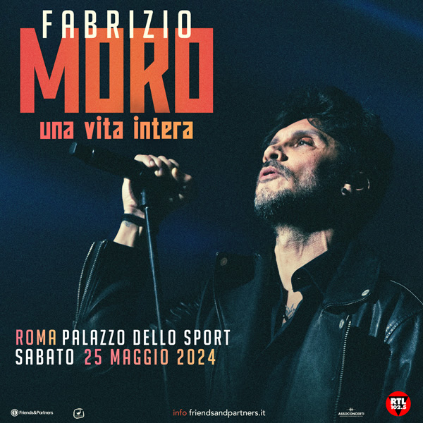 Fabrizio Moro 25 maggio Roma