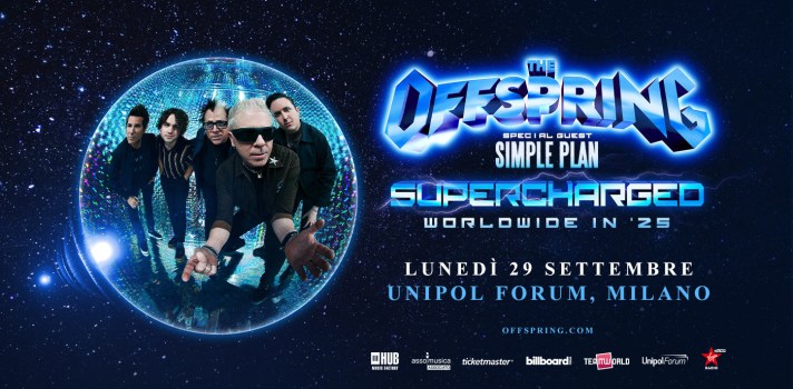 The Offspring e Simple Plan: concerto evento all'Unipol Forum di Milano il 29 settembre 2025