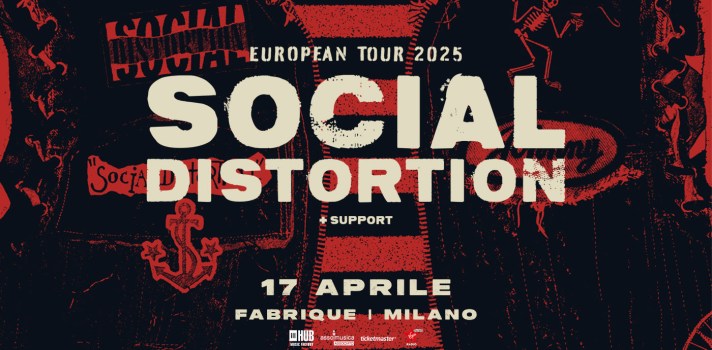 Social Distortion Fabrique Milano 17 aprile 2025