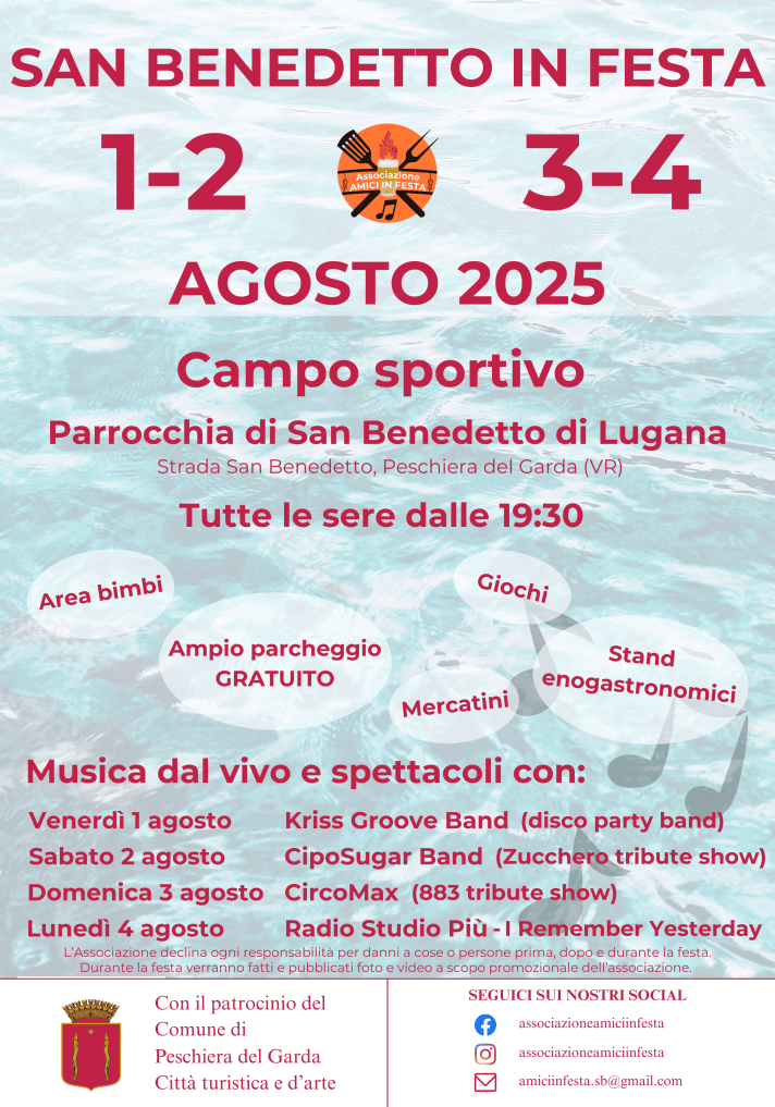 Locandina di San Benedetto in Festa