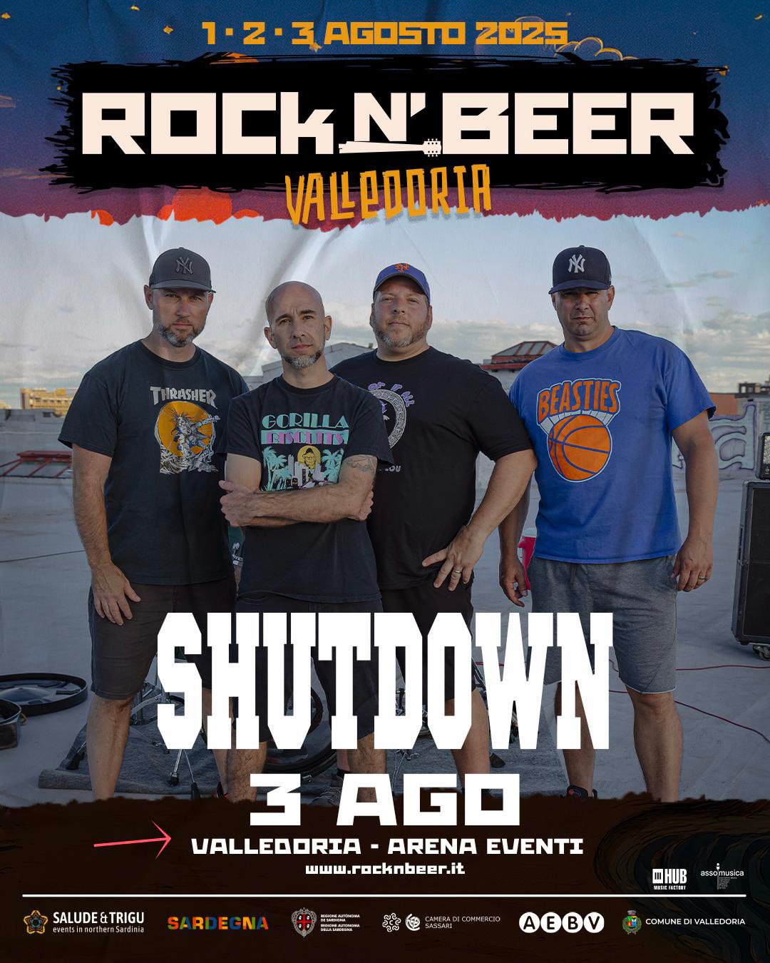 Locandina concerto Shutdown Rock n beer