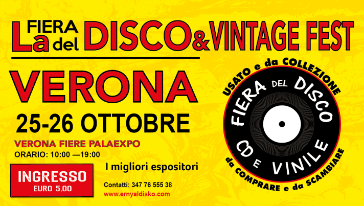 Locandina Fiera del Disco e del Vintage a Verona 2025