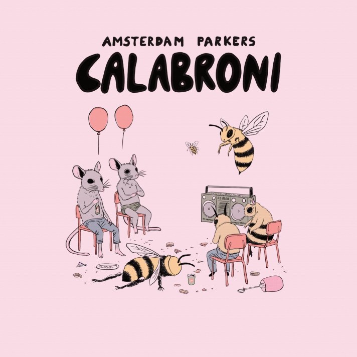 Copertina degli Amsterdam Parkers, autori del singolo Calabroni.