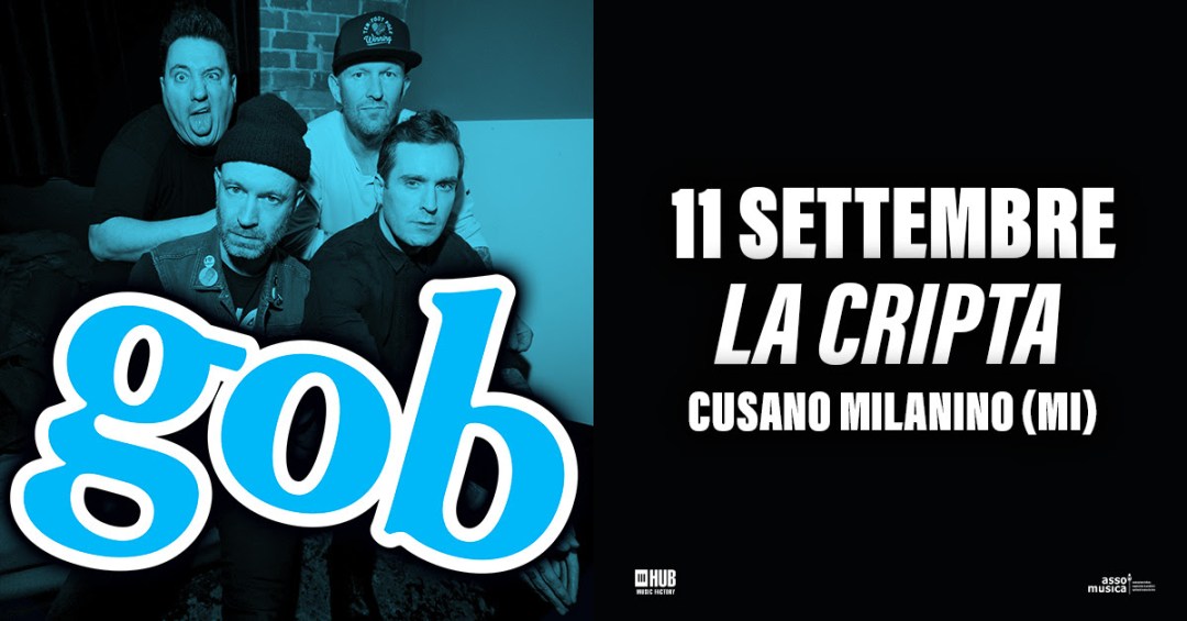 I Gob in concerto dal vivo per il tour europeo 2026