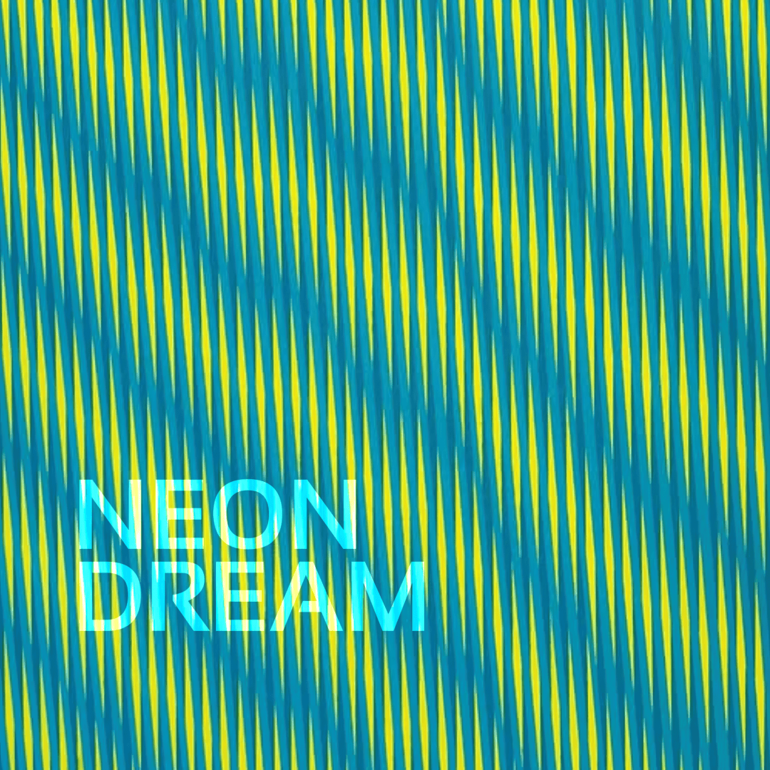 La copertina dell'EP Neon Dream in uscita il 7 agosto 2026.