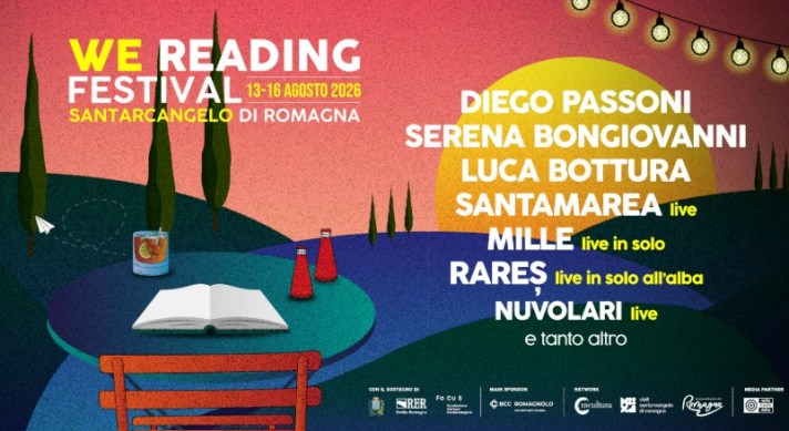 Locandina del We Reading Festival a Santarcangelo di Romagna.